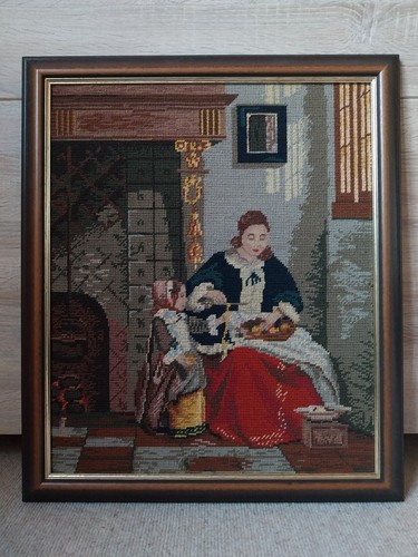 Die apfelschälerin gobelin - apfelschälerin",
