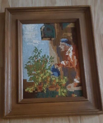 Stickbild gobelin bild mit - gobelin,